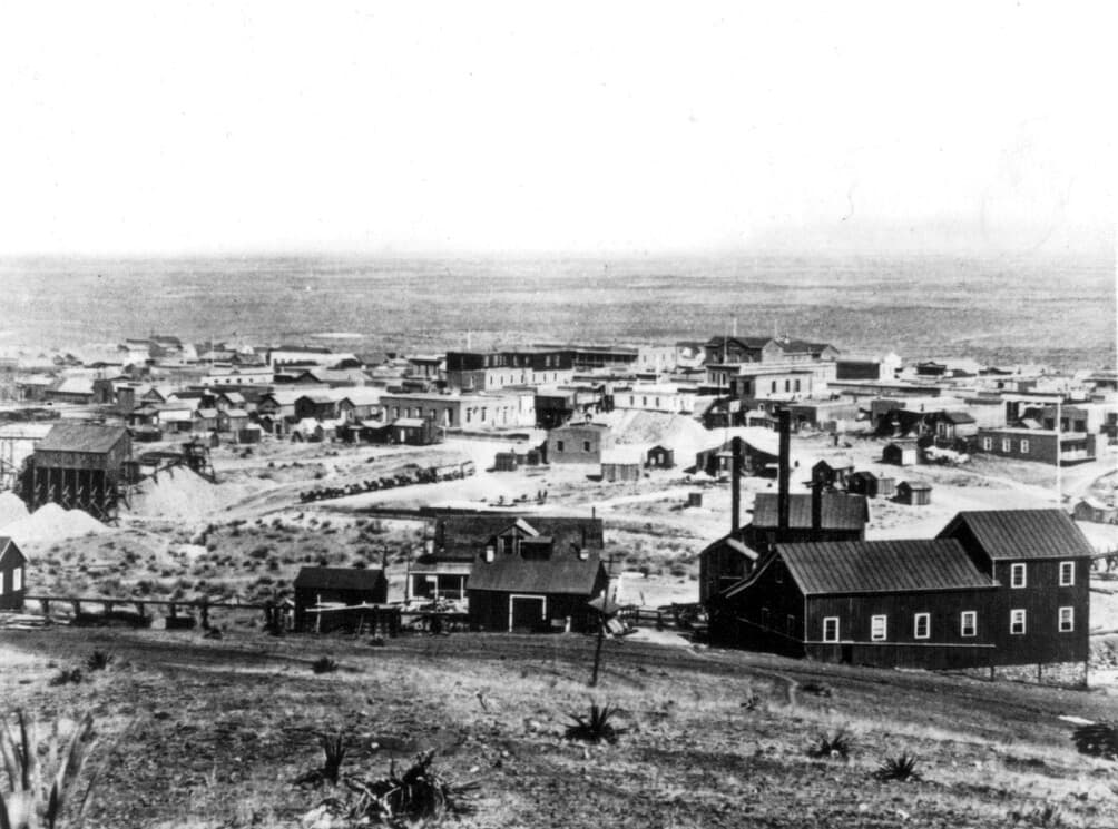 Allen Street, Tombstone, Arizona in 1881 — photograph by C.S. Fly